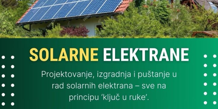 Projektovanje , izgradnja i puštanje u rad Solarnih elektrana za domacinstvo